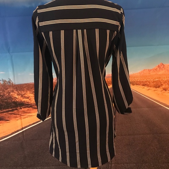 Navy striped jacket - Picture 7 of 16